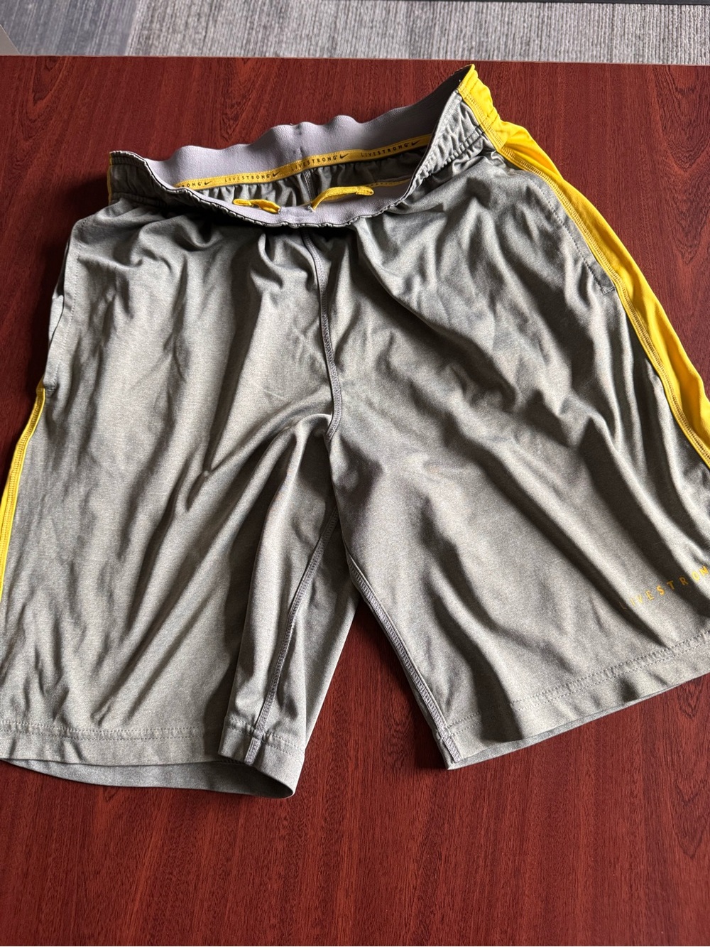Nike, Dri-fit vintage “livestrong” shorts